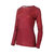 Women's Printable Running Long Sleeve Shirt In Bark/red Plum - Bark/red Plum