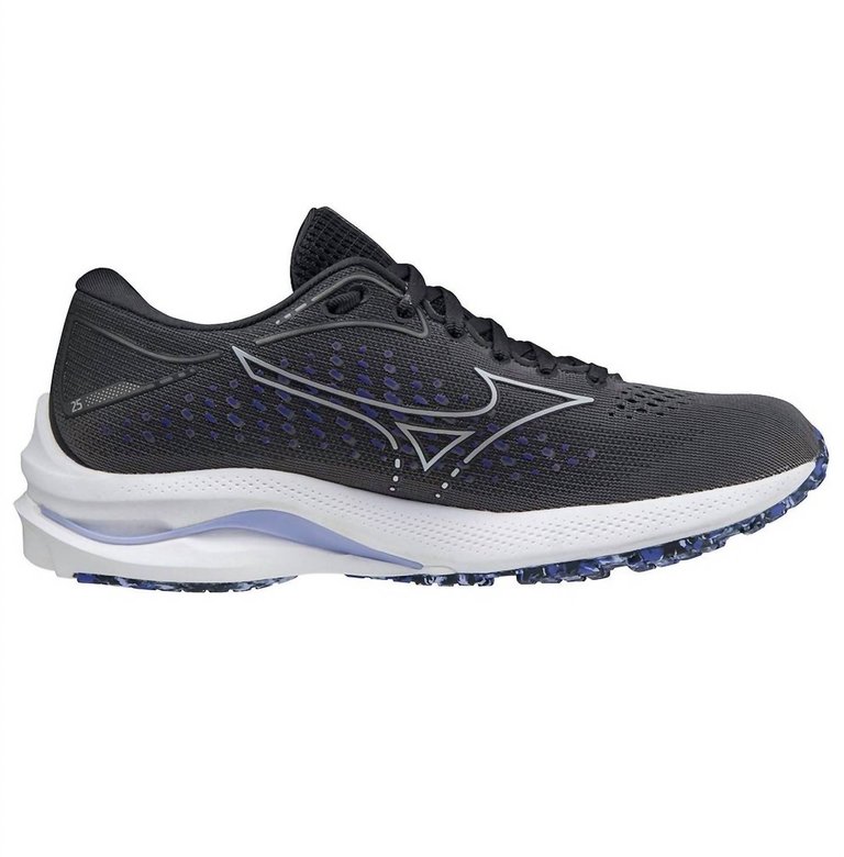 Women's Wave Rider 25 Running Sneaker - Wide Width In Blackened Pearl - Blackened Pearl