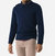 Preston Merino Crew Neck Sweater In Navy Solid - Navy Solid