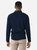 Preston Merino Crew Neck Sweater In Navy Solid