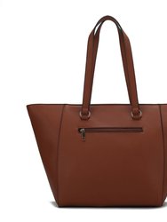 Alexandra Vegan Leather Women’s Tote Bag With Wallet – 2 Pieces