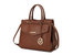 Alyssa Satchel Handbag Vegan Leather Women - Cognac