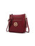 Angelina Expendable Crossbody Handbag - Red