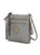Angelina Expendable Crossbody Handbag - Stone Gray
