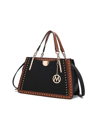 MKF Collection by Mia K Aubrey Color Block Multi Compartment Satchel Handbag product