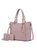 Bonita Tote Handbag With Wallet - 2 Pieces - Pink