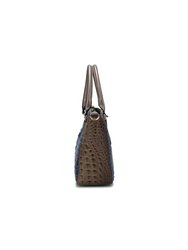 Bonnie Faux Crocodile-Embossed Vegan Leather Women’s Satchel With Wallet Bag - 2 pieces