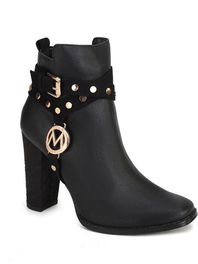 MKF Collection by Mia K Brooke Ankle Women's Boot with Wide Heel product