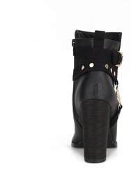Brooke Ankle Women's Boot with Wide Heel
