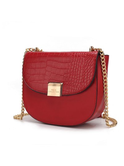 MKF Collection by Mia K Brooklyn Crocodile Embossed Vegan Leather Women’s Shoulder Bag product