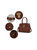 Bruna Satchel Bag With A Matching Wallet -2 Pieces Set