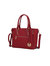 Cairo M Signature Satchel Bag - Red