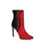 Celeste Ankle Women's Boot with Thin Heel - Red