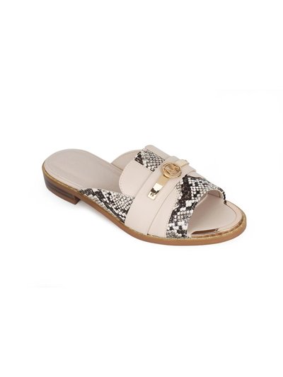 MKF Collection by Mia K Celine Sandal Snake Casual for Women with Decorative Buckle product