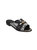 Celine Sandal Snake Casual for Women with Decorative Buckle - Black