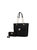 Chiari Tote Bag With Wallet - 2 Pieces - Black