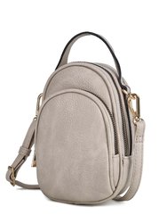 Claire Small Crossbody Handbag - Grey