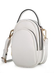 Claire Small Crossbody Handbag - White