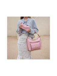 Clara Vegan Leather Women’s Shoulder Bag with Wristlet Wallet