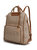 Cora Milan M Signature Trendy Backpack - Beige