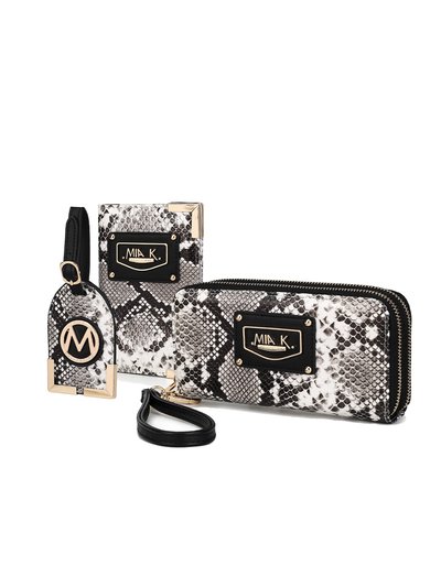 MKF Collection by Mia K Darla Snake Travel Gift For Women Set – 3 Pieces By Mia K product