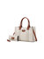 Davina Vegan Leather Women’s Tote Bag With Wallet - Beige