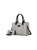 Davina Vegan Leather Women’s Tote Bag With Wallet - Grey