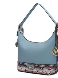 Diana Shoulder Handbag For Women's - Denim