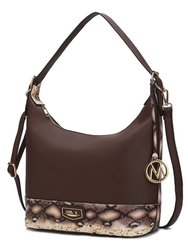 Diana Shoulder Handbag For Women's - Coffee