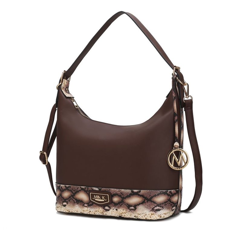 Diana Shoulder Handbag For Women's - Coffee