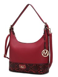 Diana Shoulder Handbag For Women's - Red