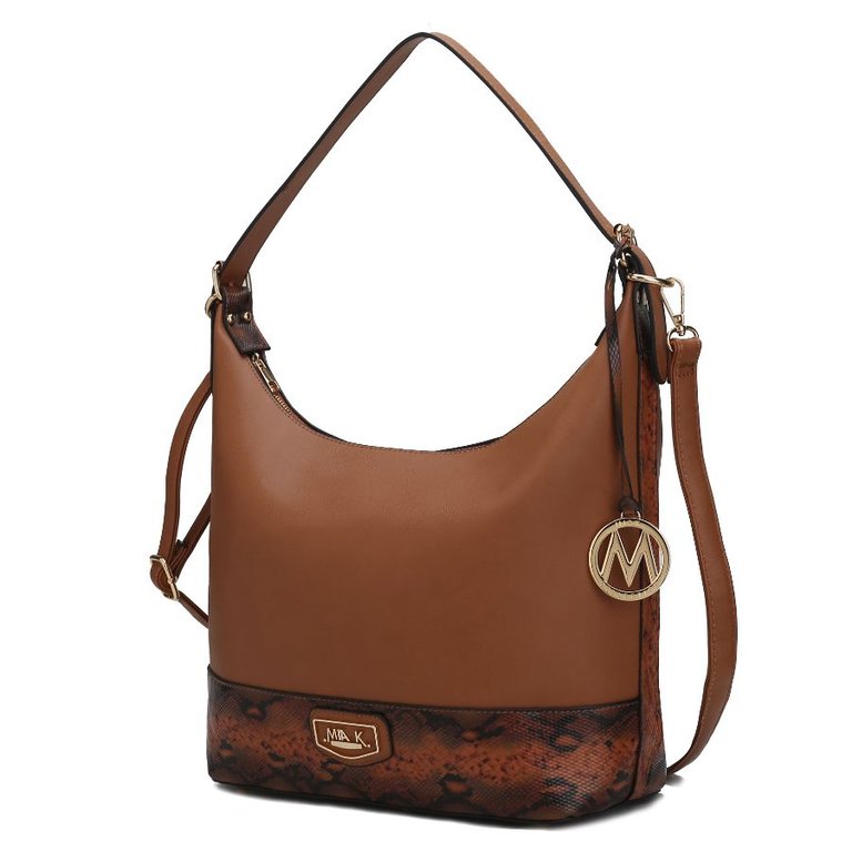 Diana Shoulder Handbag For Women's - Cognac