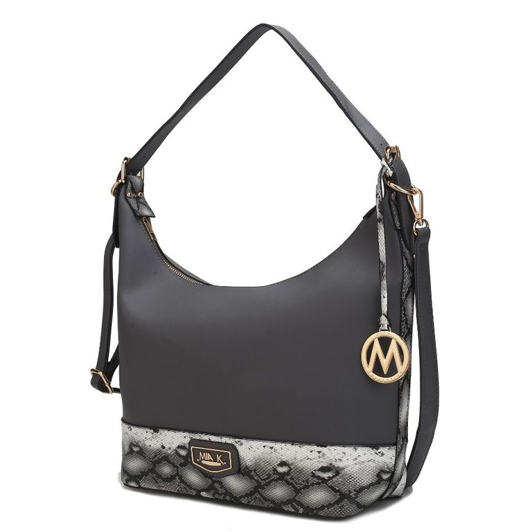 Diana Shoulder Handbag For Women's - Charcoal