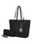 Dinah Light Weight Tote Handbag with Wallet - Black