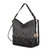 Dione Vegan leather Shoulder Handbag For Women's - Black