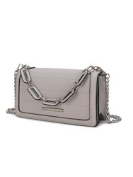 Dora Crossbody Handbag - Light Grey