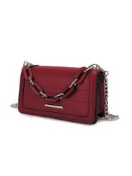 Dora Crossbody Handbag - Wine