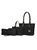 Edelyn Embossed M Signature Tote Handbag Set - Black