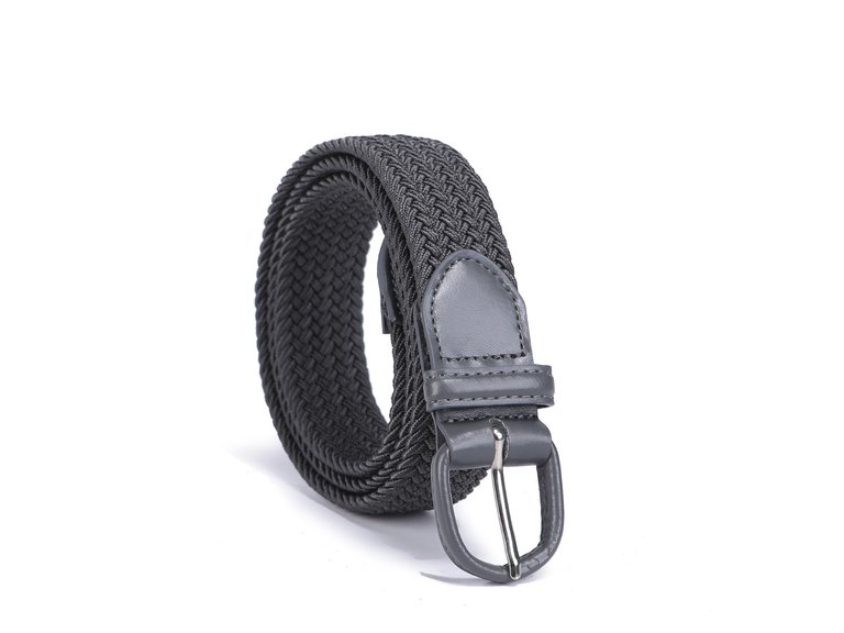 Elia Woven Adjustable Belt - Grey