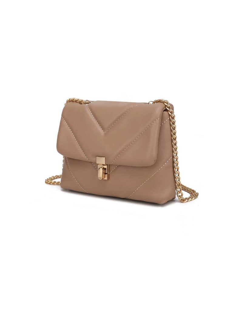 Ellie Crossbody Handbag - Taupe