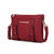 Elsie Multi Compartment Crossbody Bag - Red