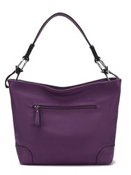 Emily Soft Vegan Leather Hobo Handbag