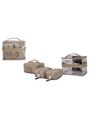 Emma Cosmetic 4 Pc Set - Taupe