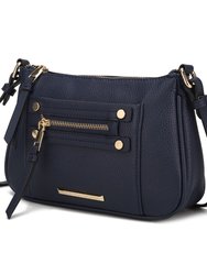 Essie Crossbody Handbag Vegan Leather Women - Navy