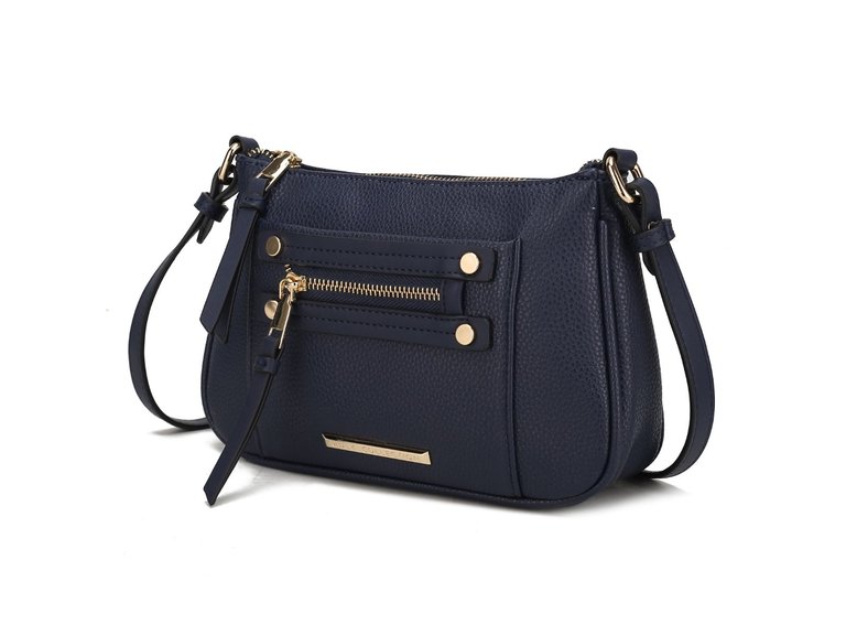 Essie Crossbody Handbag Vegan Leather Women - Navy