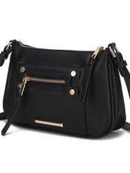 Essie Crossbody Handbag Vegan Leather Women - Black