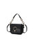 Fanta Croc Shoulder Handbag - Black