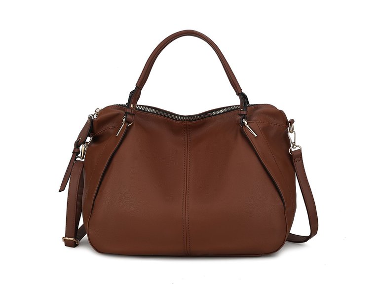 Fiorella Weekender Vegan Leather Women’s Handbag - Cognac