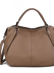 Fiorella Weekender Vegan Leather Women’s Handbag - Taupe