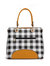 Gabriella Checkers Handbag With Wallet